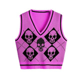 Skull Knit Vest
