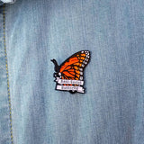 "Antisocial Butterfly" Pin