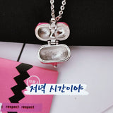 Heart Pill Case Necklace