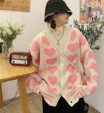 Heart Vest & Cardigan