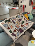 Keith Haring Throw Blanket