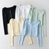 Ribbed Button Up Sweater