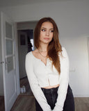 Ribbed Button Up Sweater
