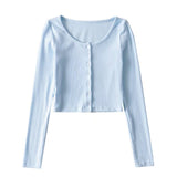 Ribbed Button Up Sweater