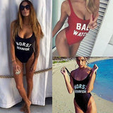 "Worst Behavior" One Piece Swim Suit