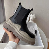 Chunky Chelsea Platform Boots