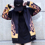 Flame Zip Up Jacket
