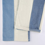 Blue Cream Corduroy Pants