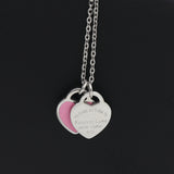 "Please Return To" Heart Necklace