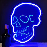 Memento Mori Skull Neon Light