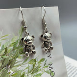 Heart & Teddy Bear Earrings
