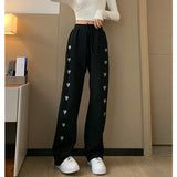 Heart Wide Leg Sweatpants