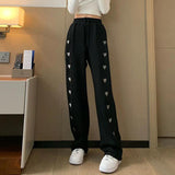 Heart Wide Leg Sweatpants