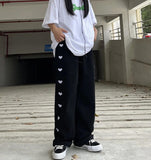 Heart Wide Leg Sweatpants