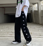 Heart Wide Leg Sweatpants