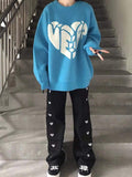 Heart Wide Leg Sweatpants
