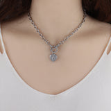 Heart Locket Letter Necklace