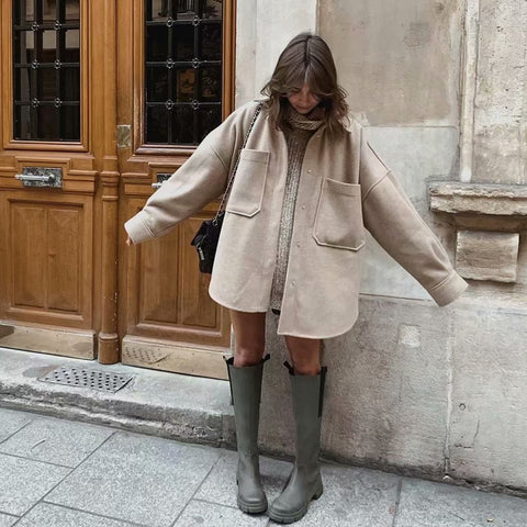 Oversized Wool Jacket