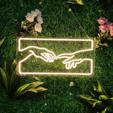 Creation Of Adam Neon Light