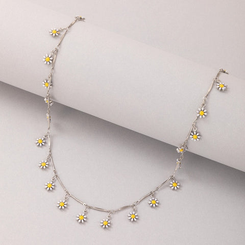 Daisy Flower Necklace