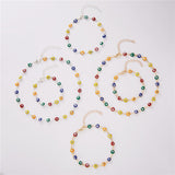 Rainbow Evil Eye Necklace Bracelet Anklet