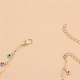 Rainbow Evil Eye Necklace Bracelet Anklet