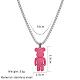 Brick Bear Necklace