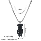 Brick Bear Necklace