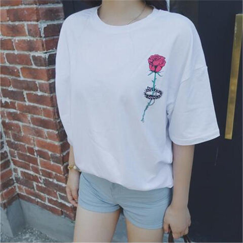 Rose Printed Tee
