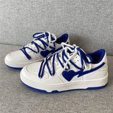 Blue Jordan Hearts Sneakers