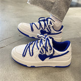 Blue Jordan Hearts Sneakers