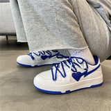 Blue Jordan Hearts Sneakers