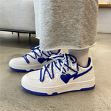 Blue Jordan Hearts Sneakers