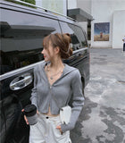Ribbed Zip Up Hoodie