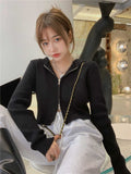 Ribbed Zip Up Hoodie