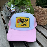 Have A Nice Day Flower Hat