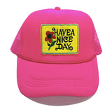 Have A Nice Day Flower Hat