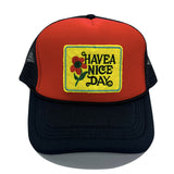 Have A Nice Day Flower Hat