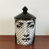 Classic Face Candle Holder / Jewelry Box