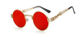 Round Gold Framed Tinted Glasses