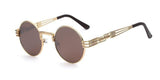 Round Gold Framed Tinted Glasses