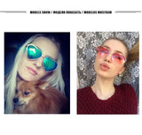 Heart Shaped Gradient Sunglasses