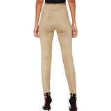 Suede Lace Up Trousers