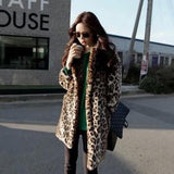 Leopard Print Coat