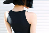 Minimal Sleeveless Sports Top