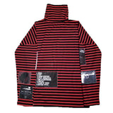 Big Bang Patched Striped Turtleneck