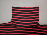 Big Bang Patched Striped Turtleneck