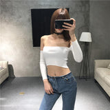 Off The Shoulder Knit Top