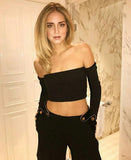 Off The Shoulder Knit Top