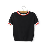 Retro Knitted Cropped Sweater